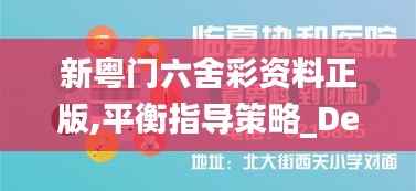 新粤门六舍彩资料正版,平衡指导策略_Deluxe3.680