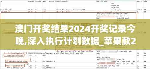 澳门开奖结果2024开奖记录今晚,深入执行计划数据_苹果款2.472