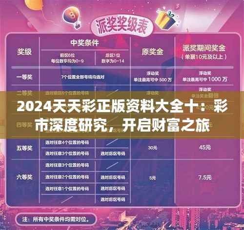 2024天天彩正版资料大全十:彩市深度研究,开启财富之旅