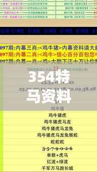 354特马资料|经验分享解答落实