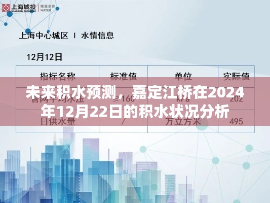 嘉定江桥未来积水预测,深度解析2024年12月22日的积水状况
