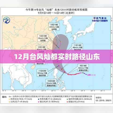 台风灿都实时路径追踪,影响山东的台风动态