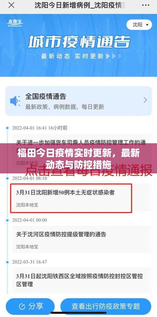福田今日疫情实时更新，最新动态与防控措施