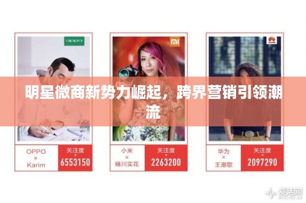 明星微商新势力崛起,跨界营销引领潮流