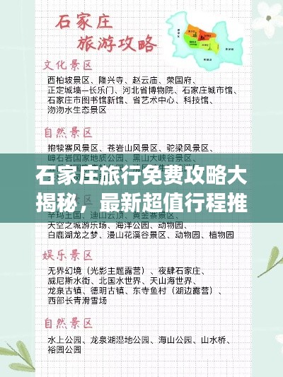 石家庄旅行免费攻略大揭秘,最新超值行程推荐!